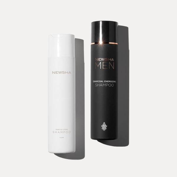 NEWSHA-Shampoo-Couple-Gentle-Care-meets-Charcoal-Energizing